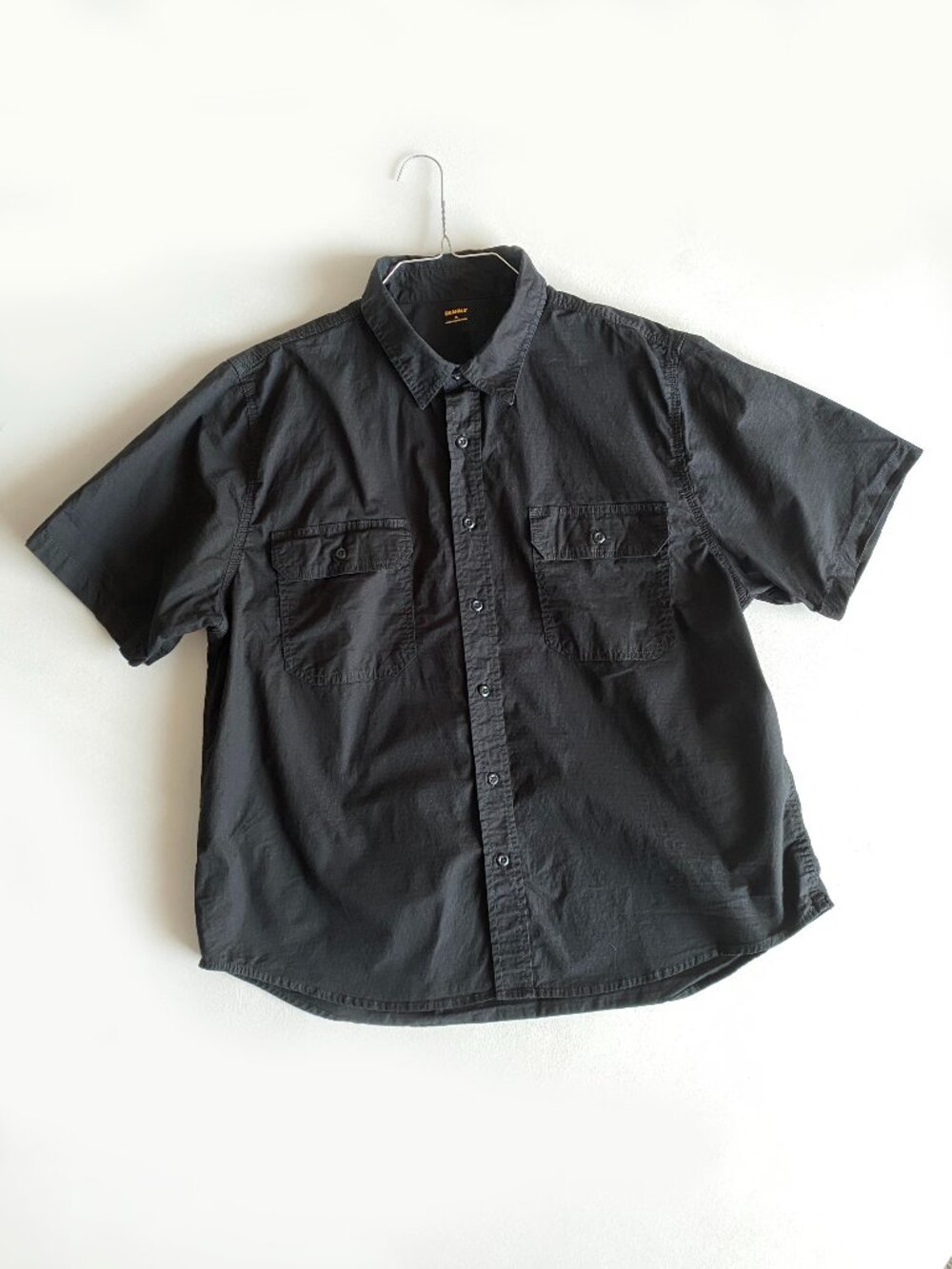 Brahma Men's Ripstop Short Sleeves Shirt Size XL Black